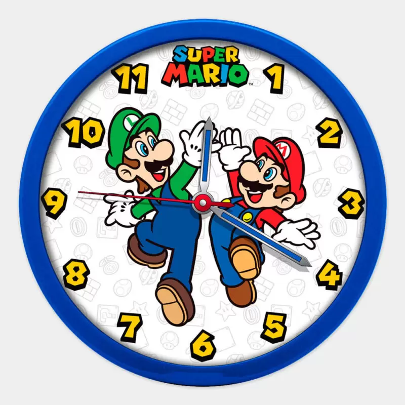 Relógio de Parede Super Mário_em caixa