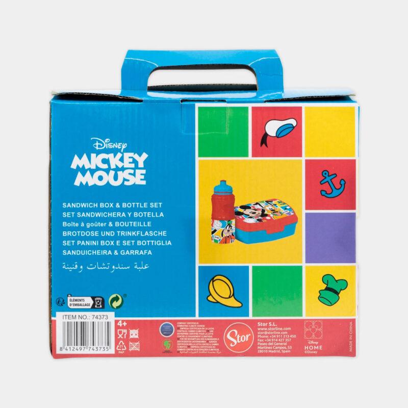 Conjunto Sanduicheira e Garrafa Mickey Better Together | Caixa trás