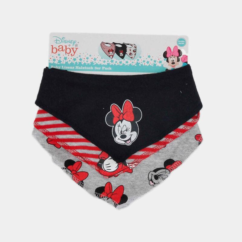 3 Babetes Triangulares Minnie Mouse