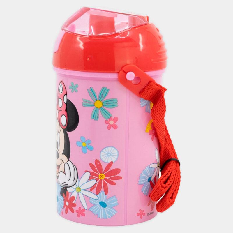 Garrafa de Plástico Minnie Spring Look 450ml lateral direita