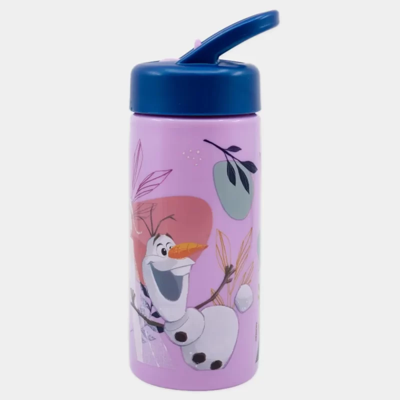 Garrafa de Plástico Disney Frozen de 410ml | Lateral esquerda