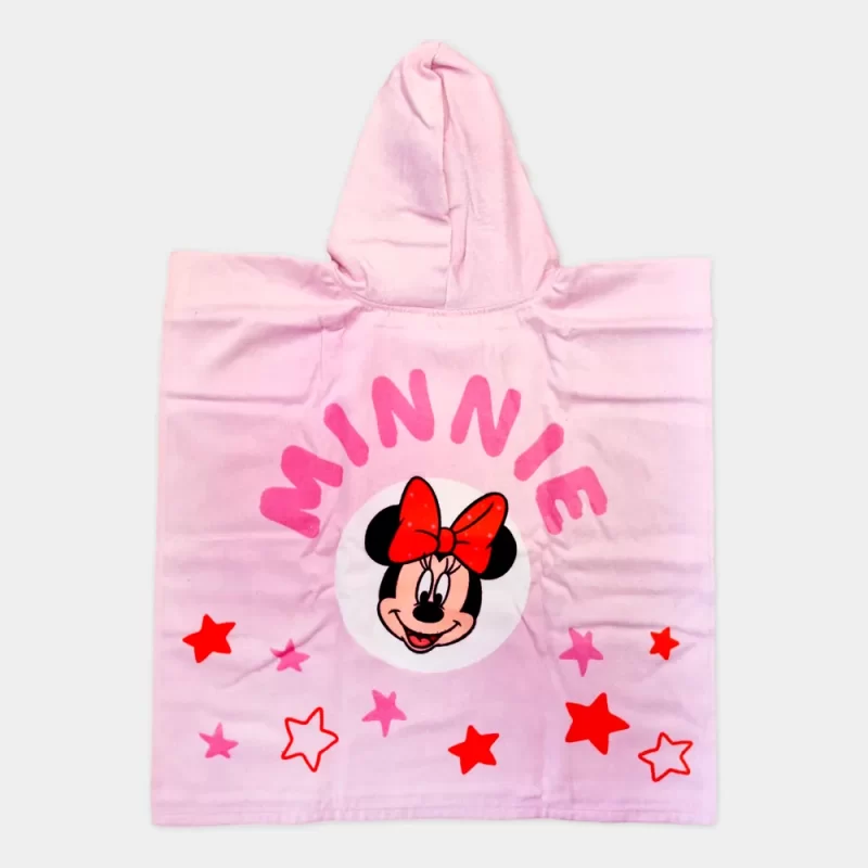 Poncho Disney Minnie de 60x120cm | Vista traseira