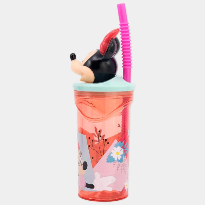 Copo de Plástico Figura Minnie 3D de 360 ml | Esquerda
