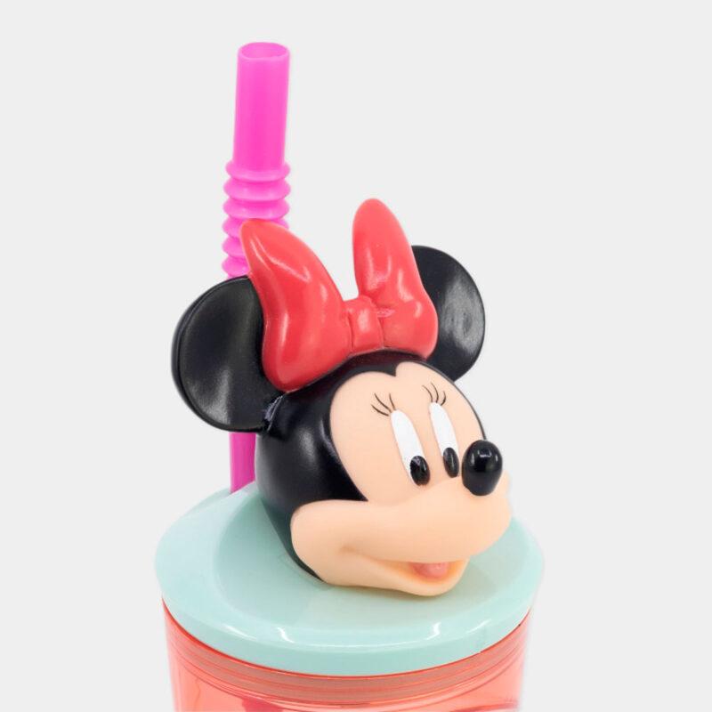 Copo de Plástico Figura Minnie 3D de 360 ml | Detalhe