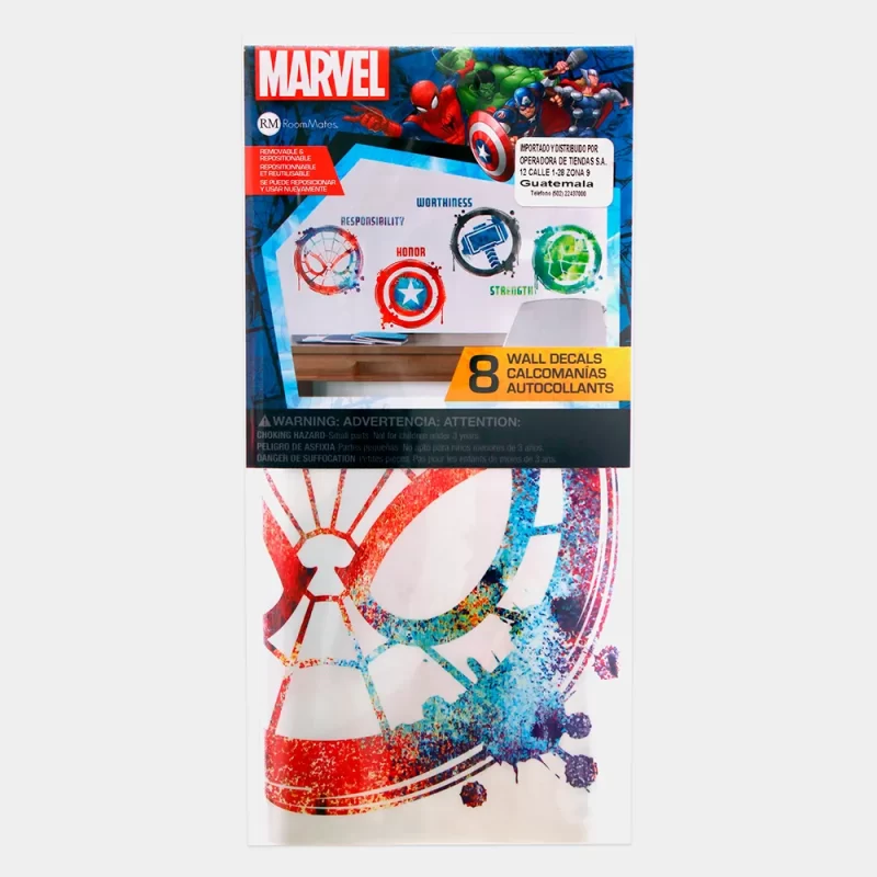 Vinil Decorativo dos Marvel Avengers | embalagem frente