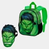 Mochila com Máscara Hulk de 27cm