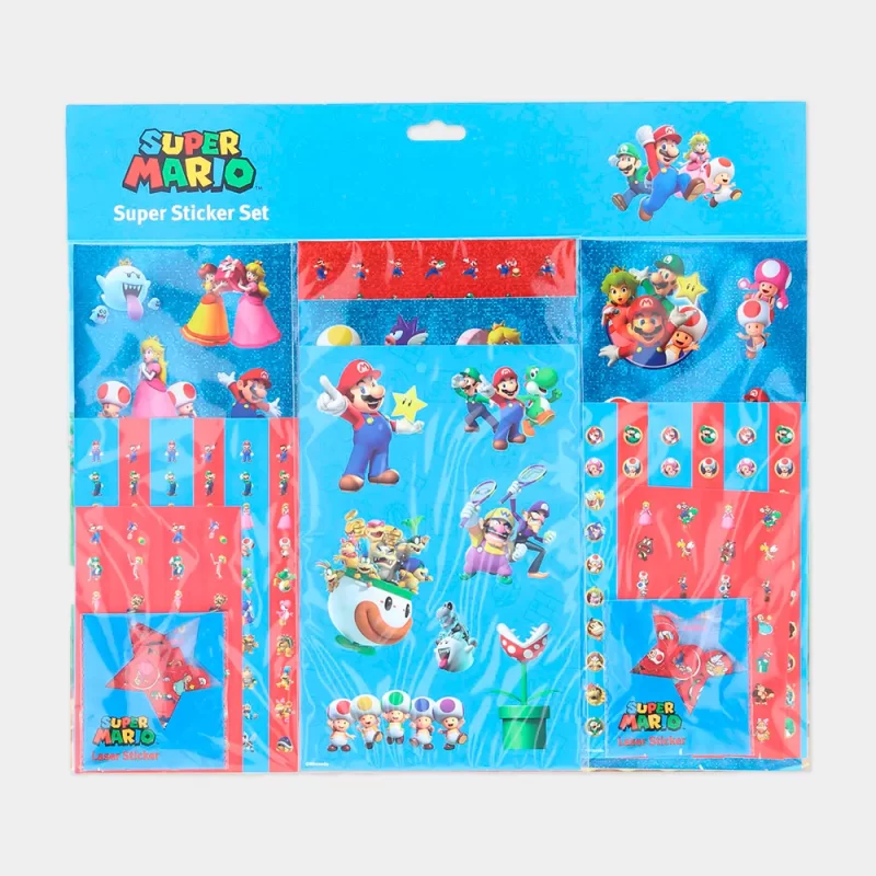 Set de Stickers Super Mário 500 Peças