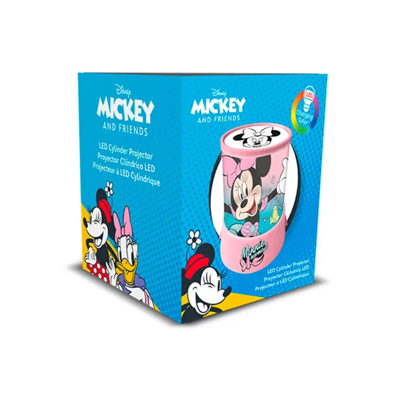 Projetor e Luz Disney Minnie Sereia 2 em 1 | embalagem