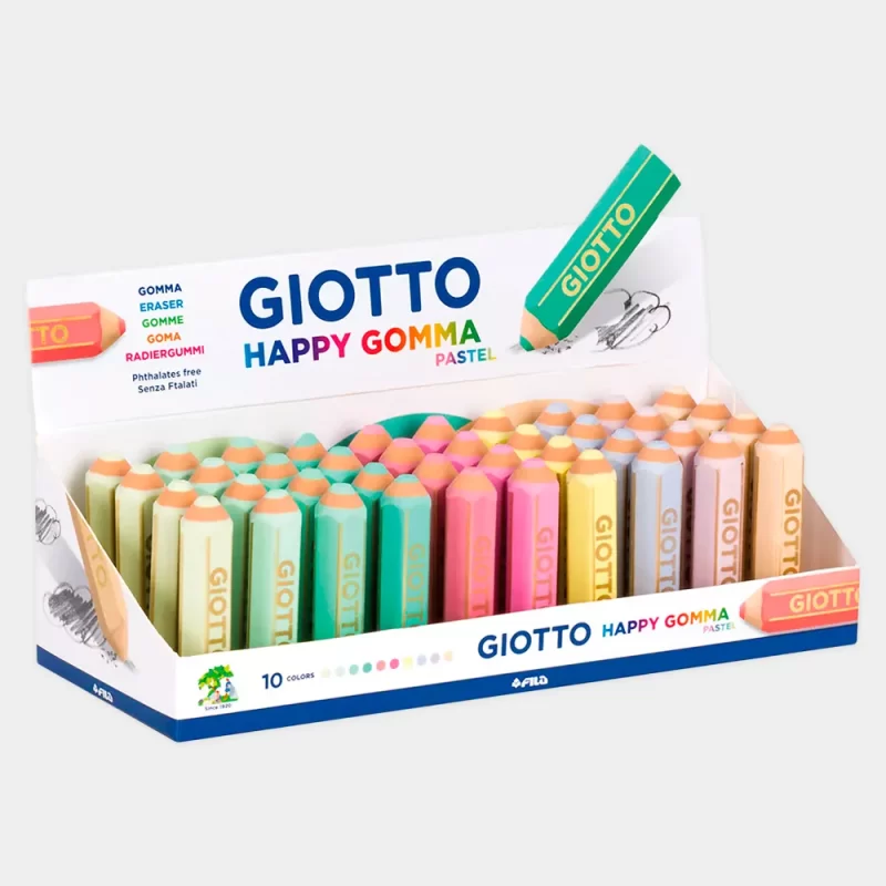 Borracha Giotto Happy-Gomma Pastel