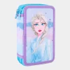 Estojo da Frozen Disney Triplo com Material Escolar