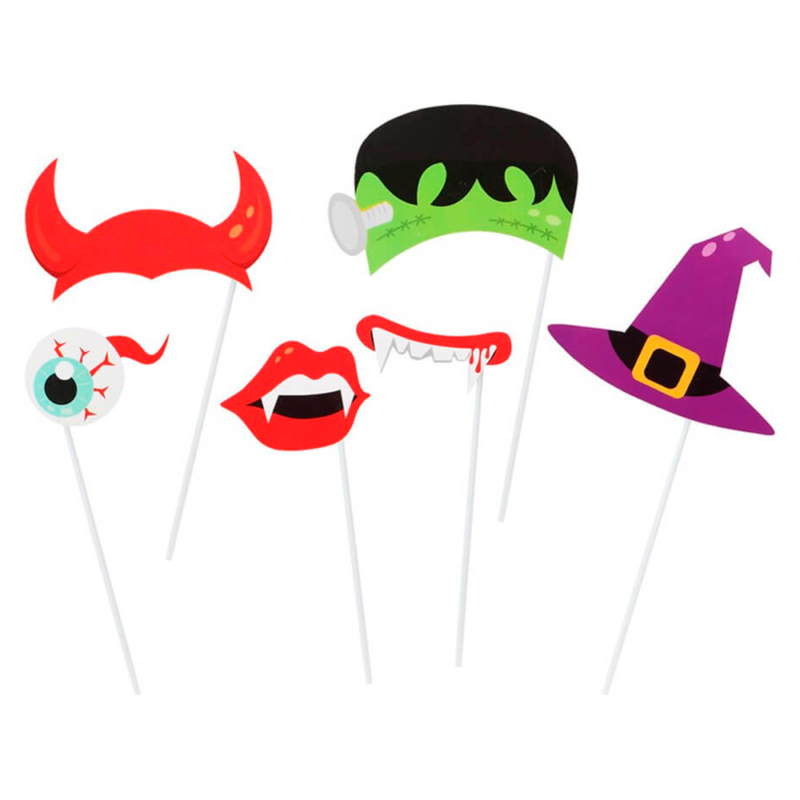 Conjunto de Photocall para Halloween 6pcs