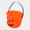 Balde abóbora para Doces Halloween 15cm