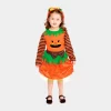Vestido de Abóbora com Tule 12-24 Meses