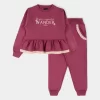 Conjunto Bennie Wander Violeta de 4-8 Anos