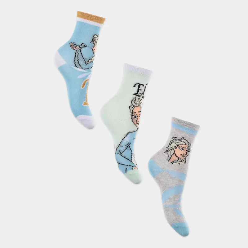 Pack Meias Disney Frozen 3 Pares | modelo 1