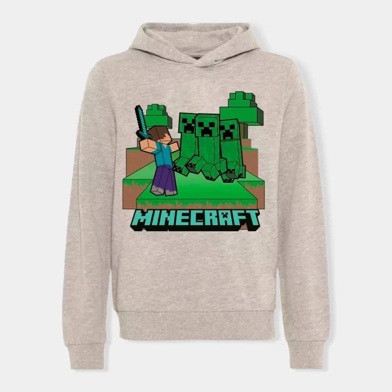 Sweatshirt Minecraft com Carda 6-12 Anos