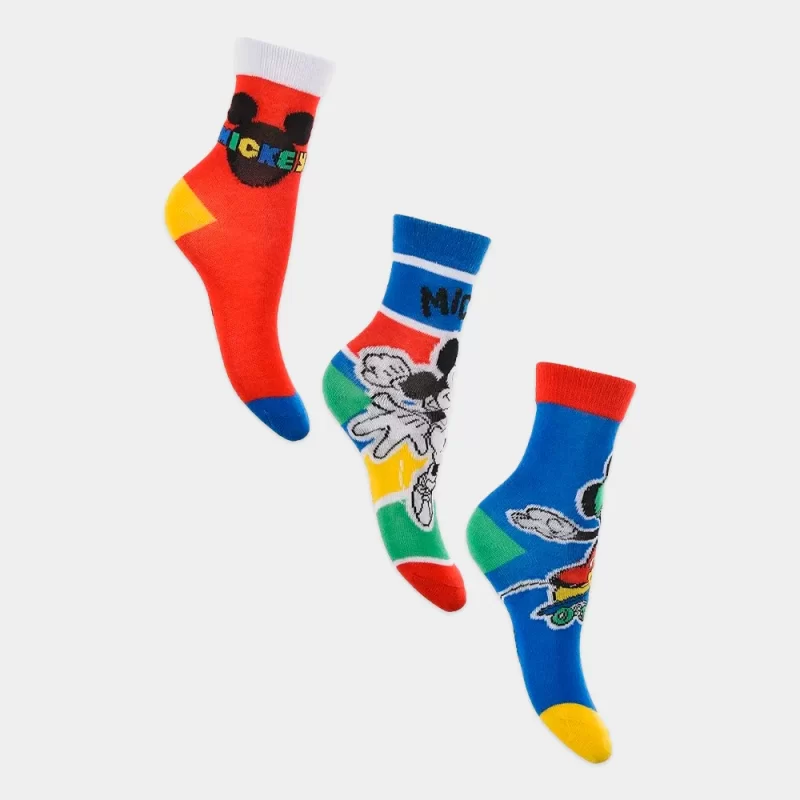 Pack Meias do Mickey Mouse 3 Pares | modelo 1