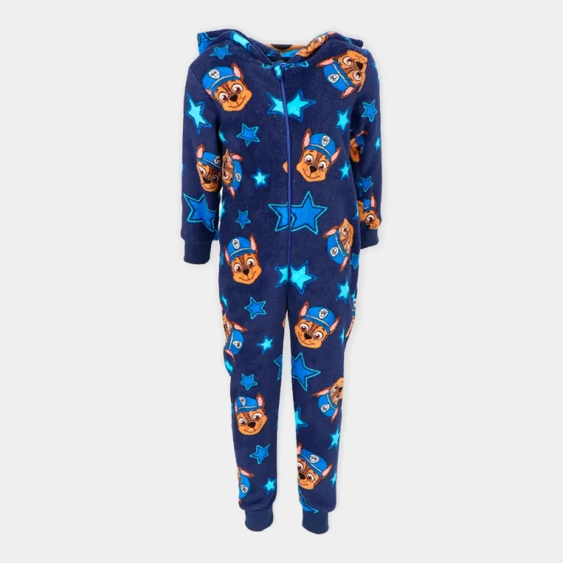 Pijama Mono Patrulha Pata com Capuz | vista da frente