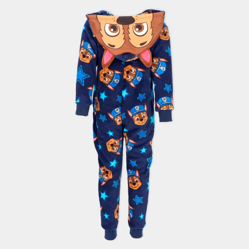Pijama Mono Patrulha Pata com Capuz | vista de trás