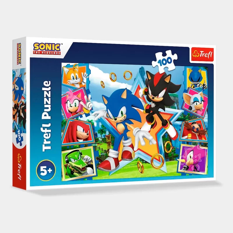 Puzzle Trefl do Sonic de 100pcs