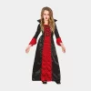 Fato de Vampira com Vestido Comprido de 3 a 9 Anos