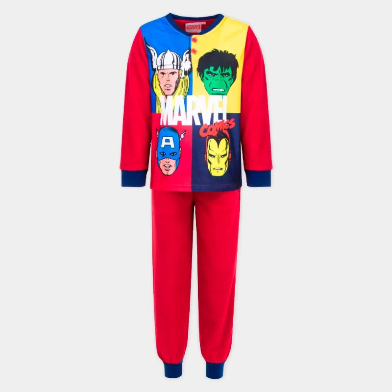 Pijama Polar Marvel Avengers de 3 a 8 Anos | modelo 1