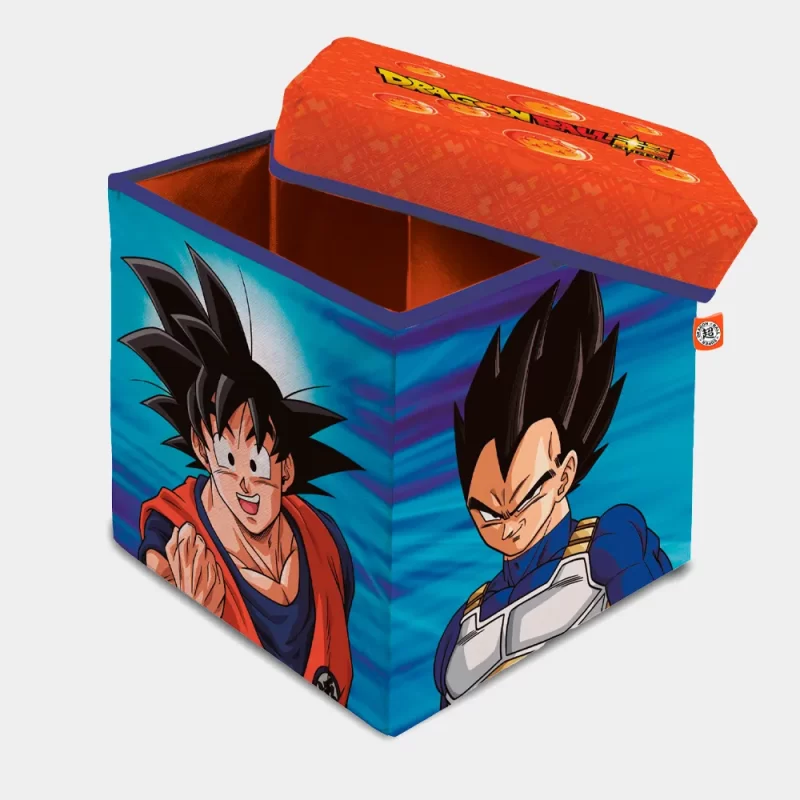 Banco com Arrumação Dragon Ball de 30cm | tampa aberta