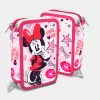 Estojo Triplo Disney Minnie com Material