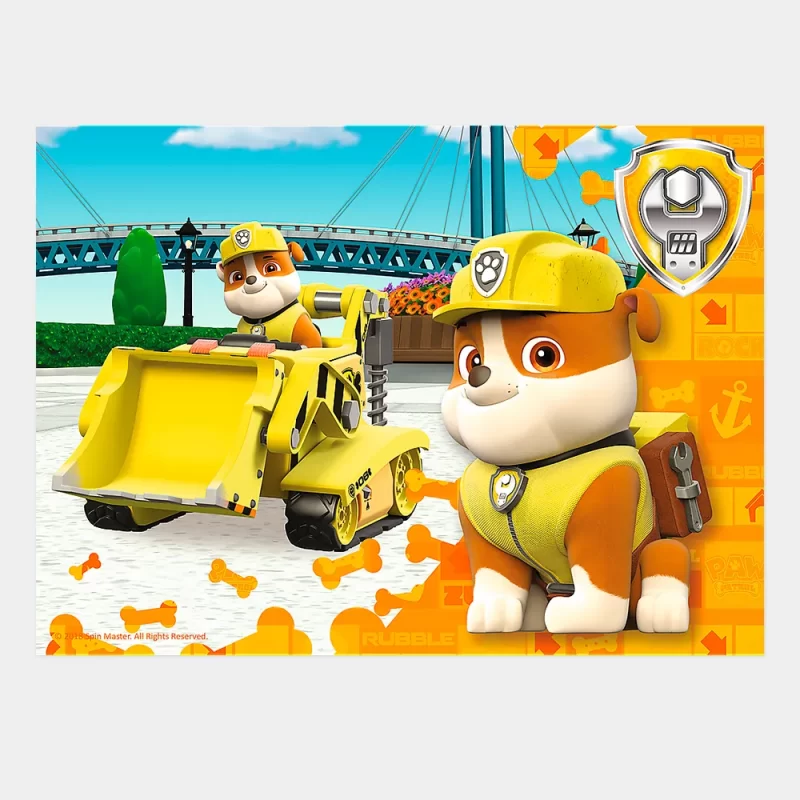 Puzzle Personagens Patrulha Pata 20pcs | Rubble