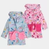 Robe de Coralina Peppa com Capuz de 3 a 6 Anos