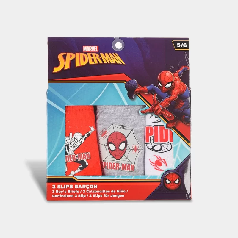 Cuecas Homem-Aranha em Caixa 3pcs | embalagem