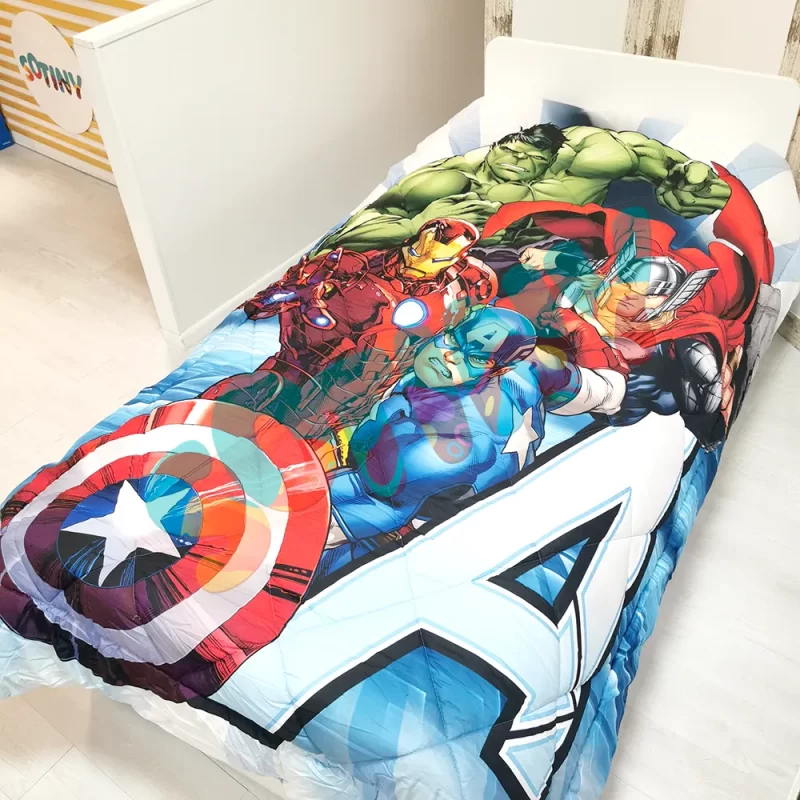 Edredão Nórdico Avengers de 170x260cm