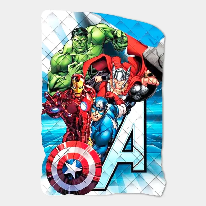 Edredão Nórdico Avengers de 170x260cm | desenho do produto