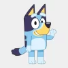 Almofada 3D Bluey de 31cm