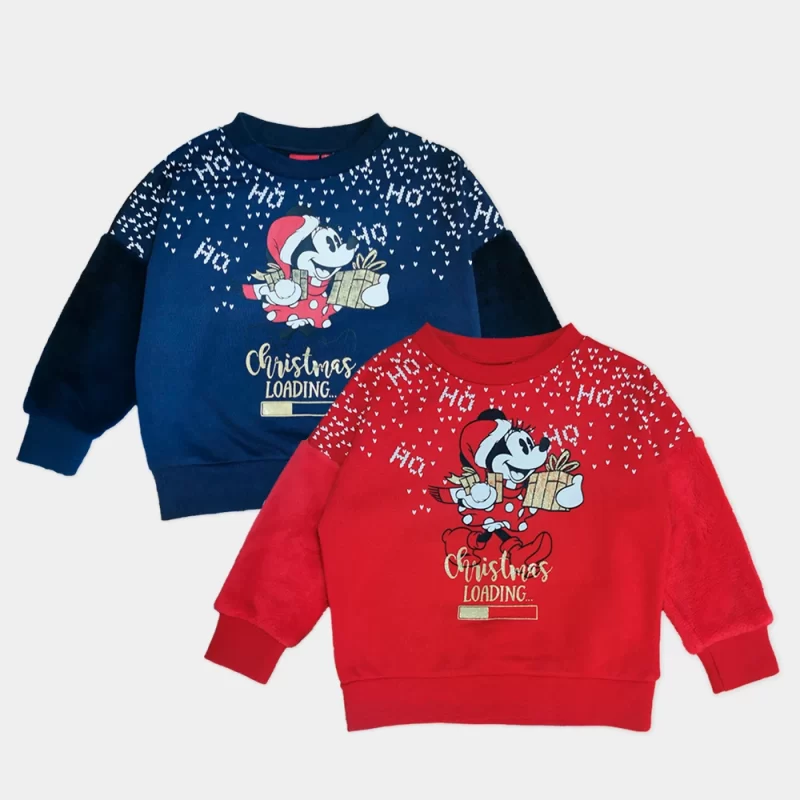Sweatshirt de Natal Mickey Mouse de 3 a 8 Anos
