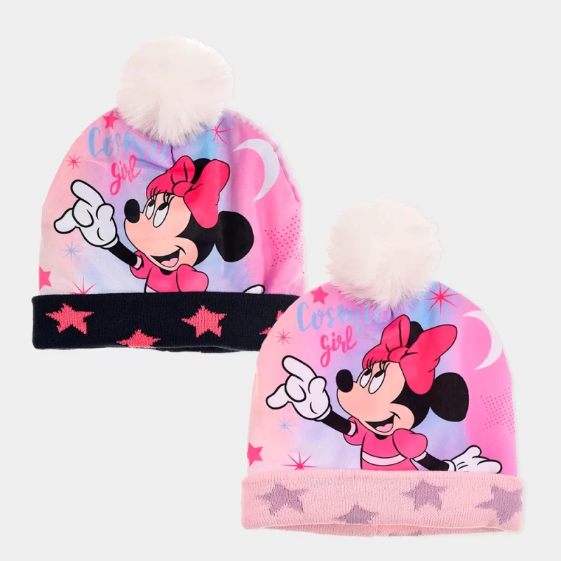 Gorro com Pompom Minnie Mouse 52-54