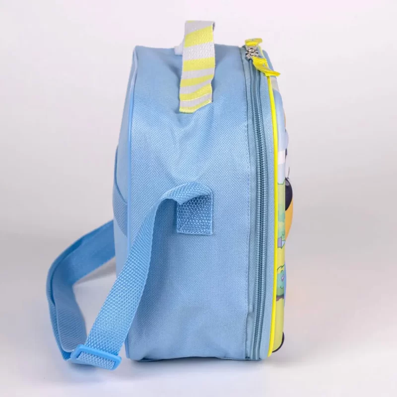 Lancheira Térmica Bluey 3D de 23cm | vista de lado