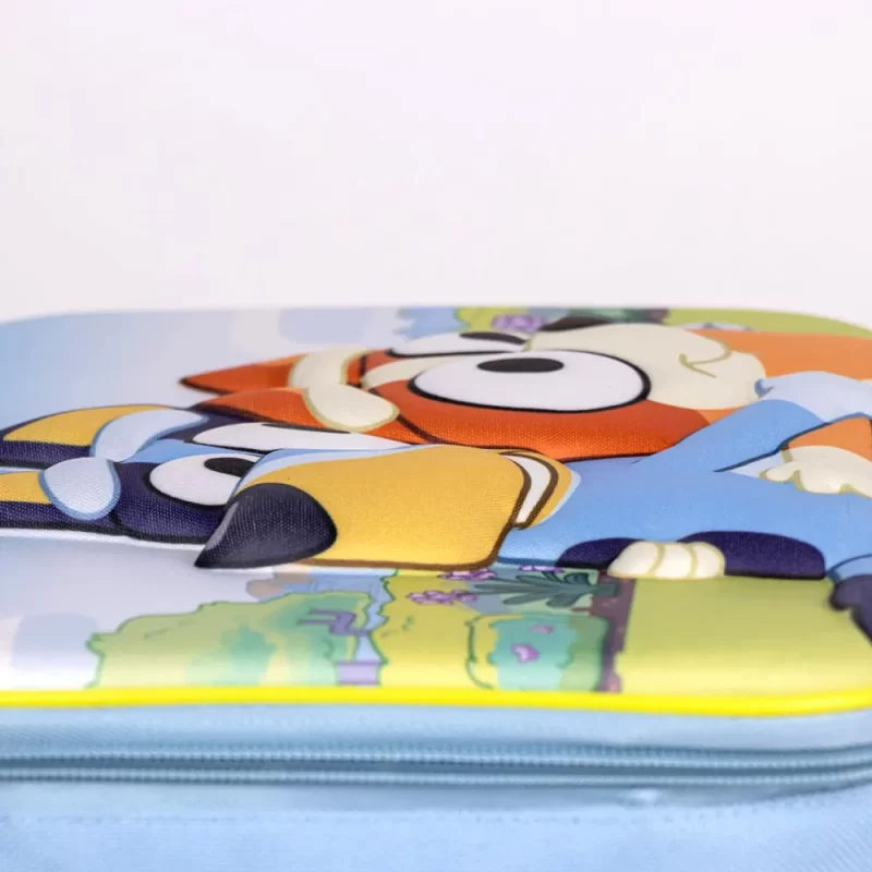 Lancheira Térmica Bluey 3D de 23cm | Revestimento EVA com relevo