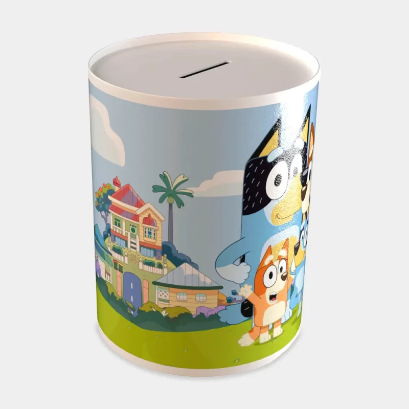 Mealheiro de Metal Bluey e Bingo | ranhura superior