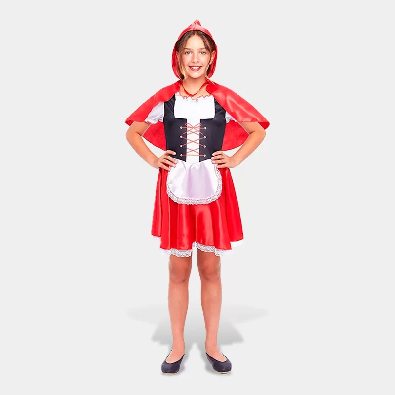 Fato de Capuchinho Vermelho 3-6 Anos