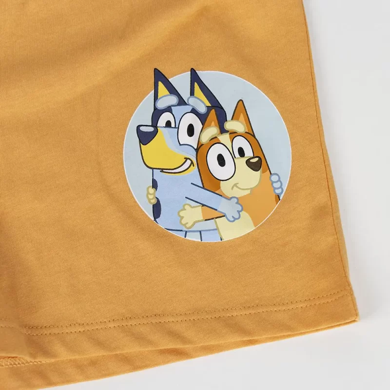 Pijama da Bluey e Bingo Azul e Laranja_5
