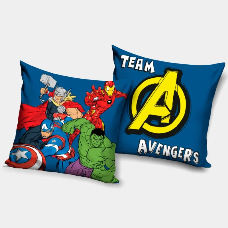 Fronha de Almofada Aveludada Avengers de 40cm