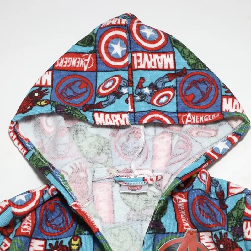 Roupão de Banho Avengers Marvel com Capuz_1