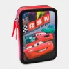 Estojo Triplo Cars com Material Escolar