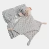 Peluche e Manta Ursinho Cinza