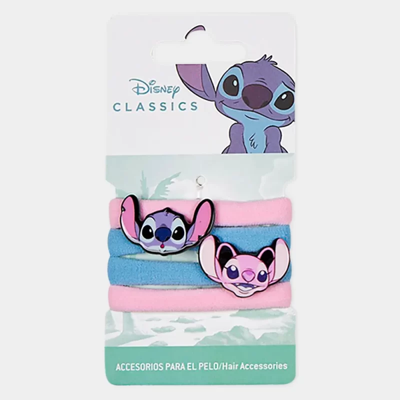 Elásticos de Cabelo Stitch Disney 4pcs