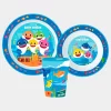 Conjunto de Refeição Baby Shark 3 Peças
