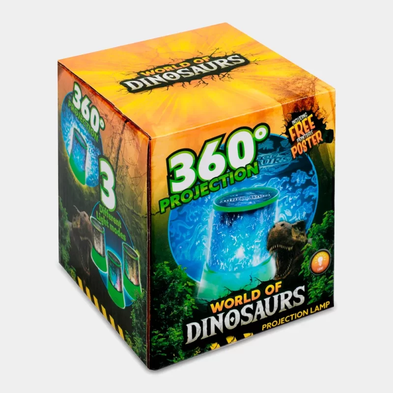 Lâmpada Projetor Dinossauros 360º