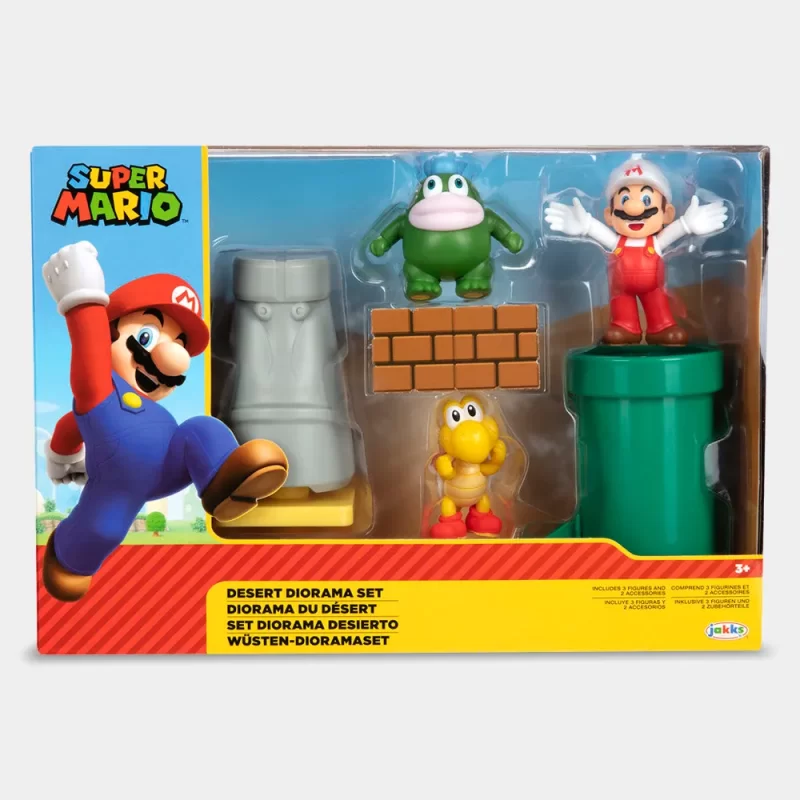 Blister Super Mário Diorama Deserto 6cm