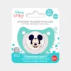 Chucha Mickey Anatômica de Silicone com Tampa +6M
